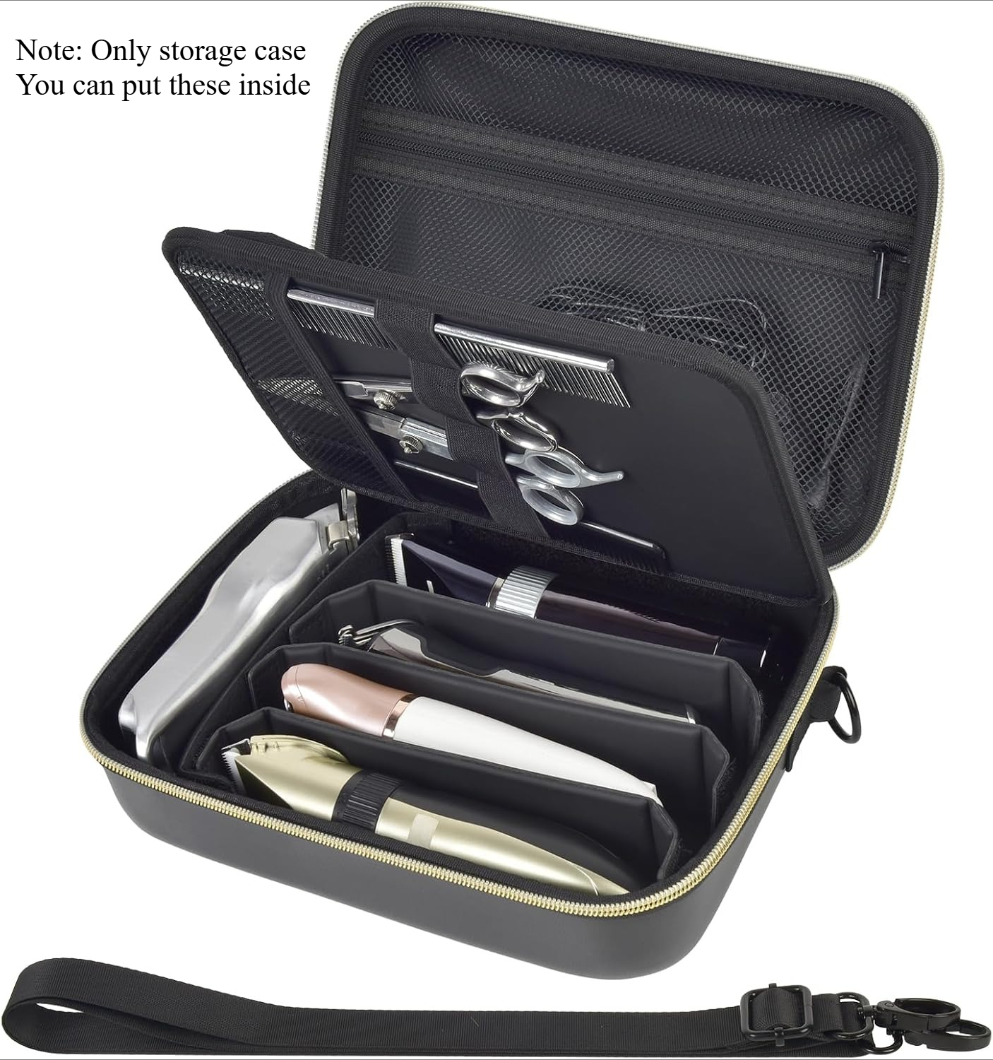 Men'S Grooming Bag - Barber Case for Hair Clippers Cutting