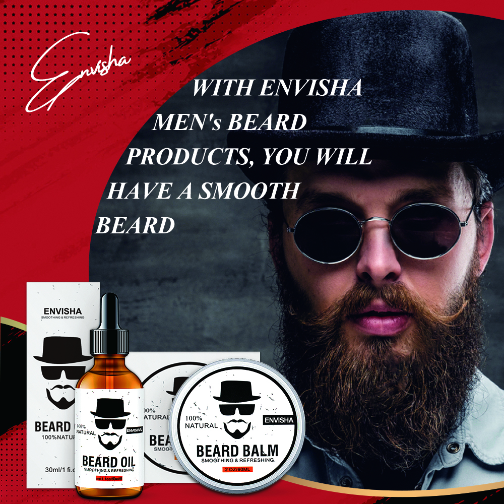 ENVISHA Growth Beard Care Oil  – обзор и цена Mens Grooming Treatment