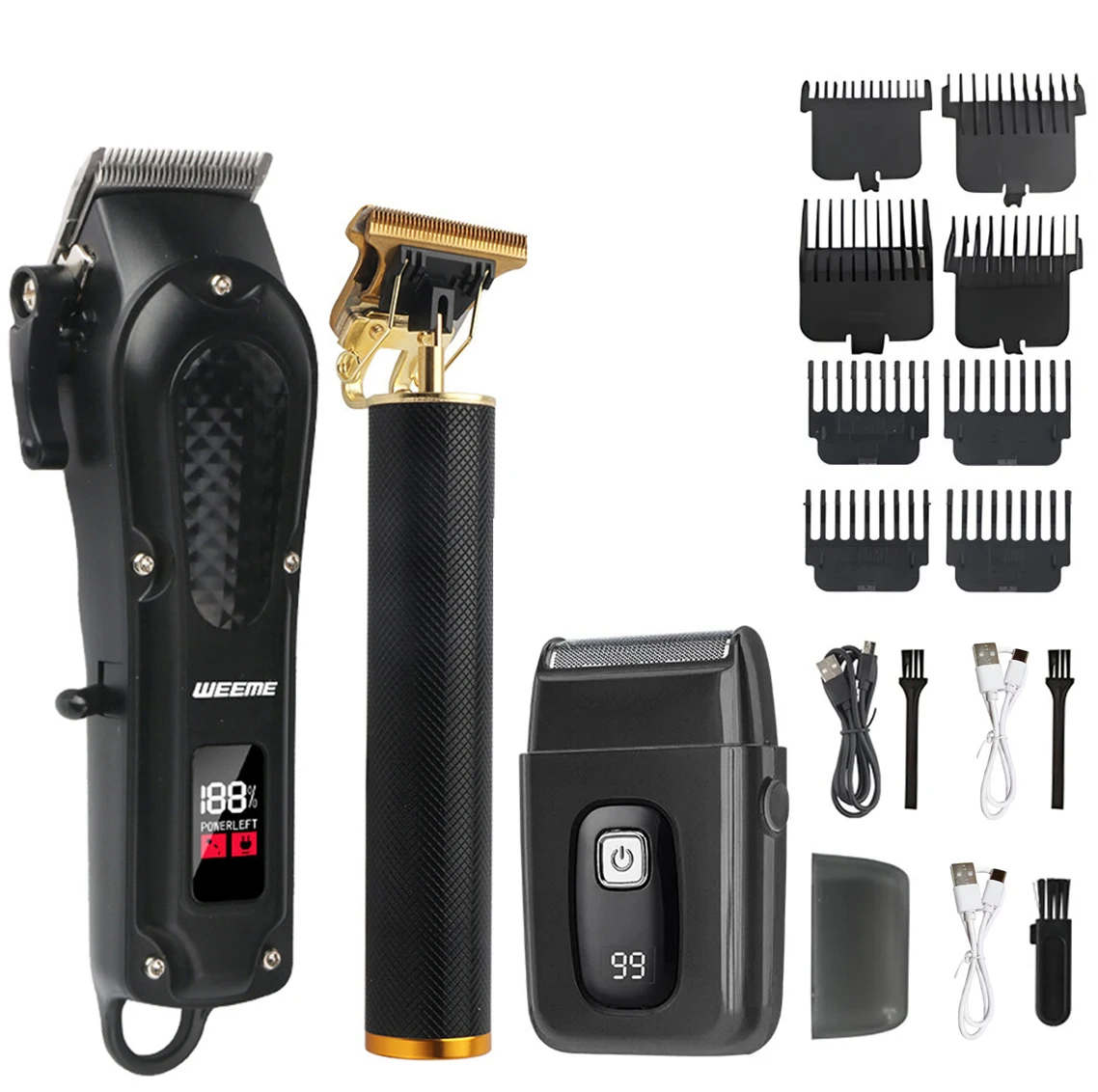 WEEME 806 Electric Hair Clippe – обзор и цена Beard Trimmer Cordless