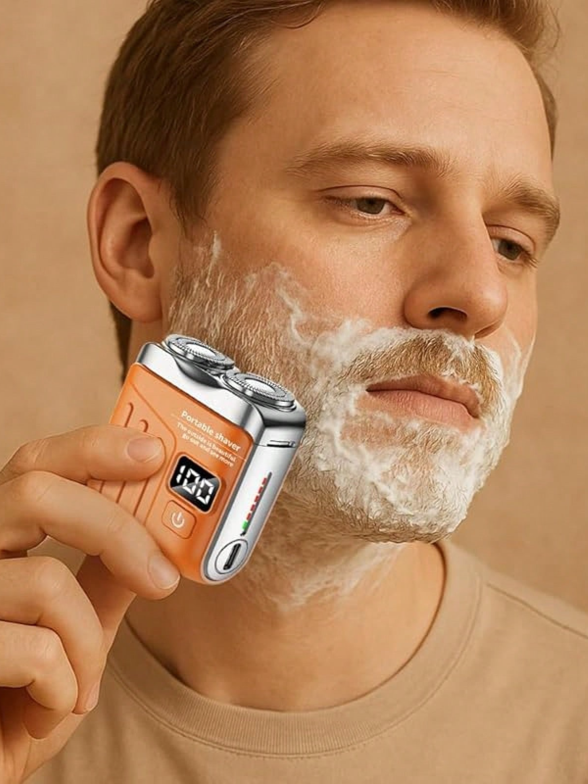 2026 Upgraded Orange Dual-Rota – обзор и цена Men'S Grooming Blade