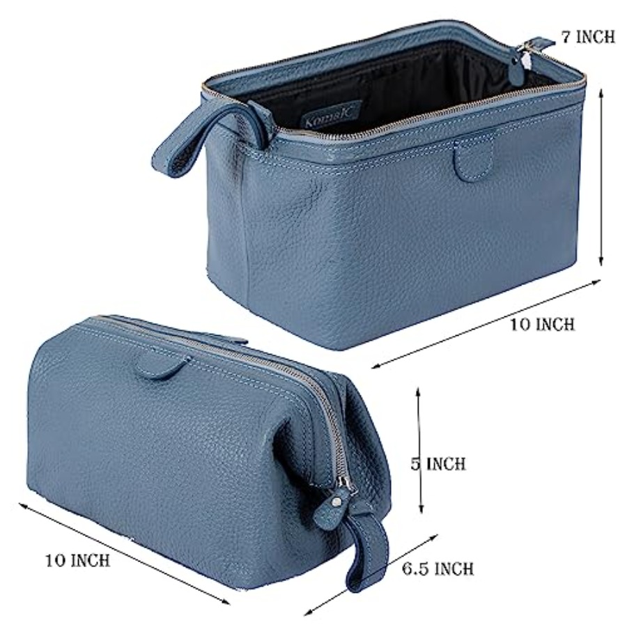 Premium Buffalo Leather Toilet – обзор и цена Men'S Grooming Bag