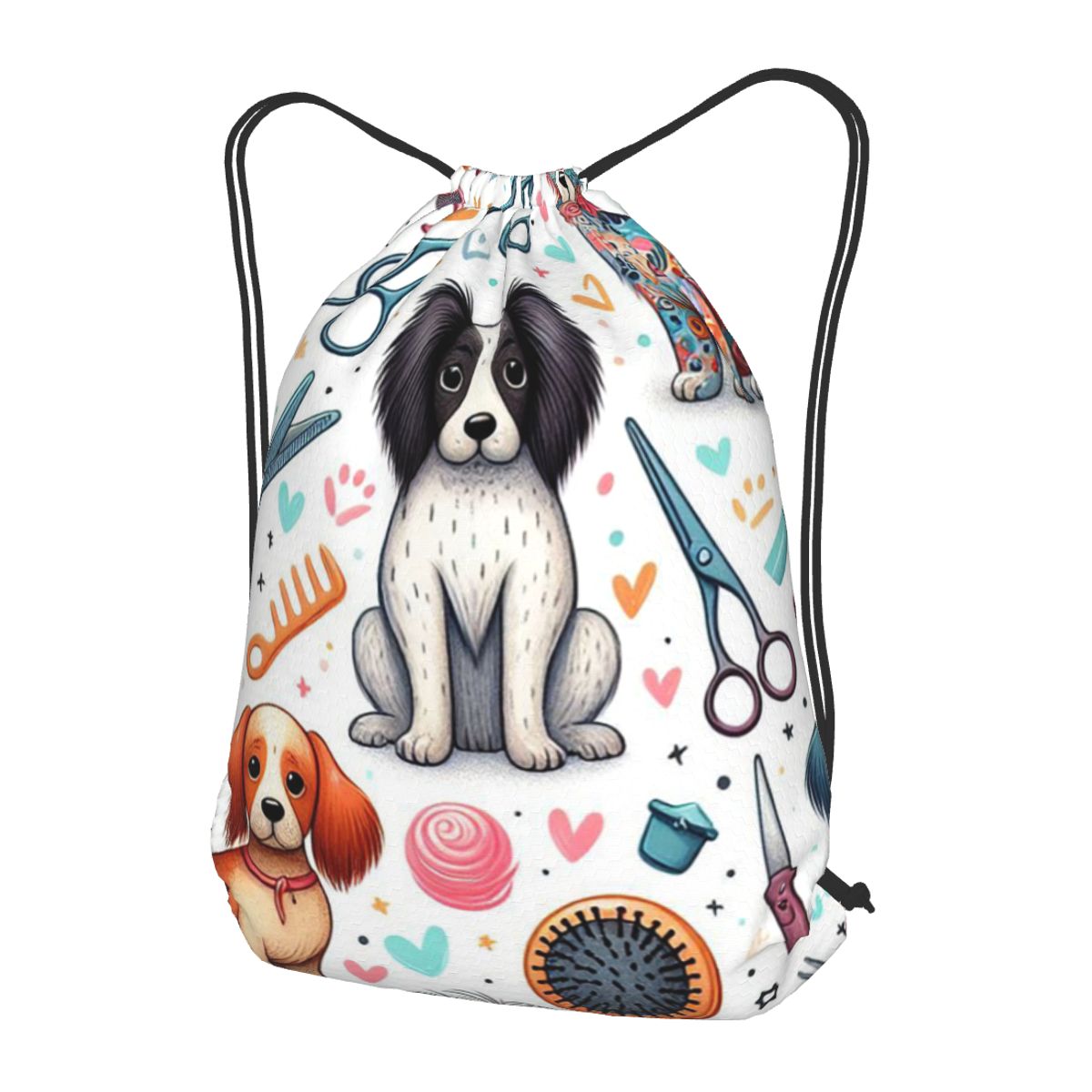 Dog Grooming Printed Backpacks – обзор и цена Men'S Grooming Bag
