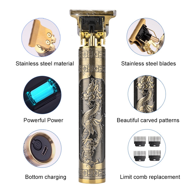 Electric Hair Clipper Professi – обзор и цена Beard Trimmer Cordless