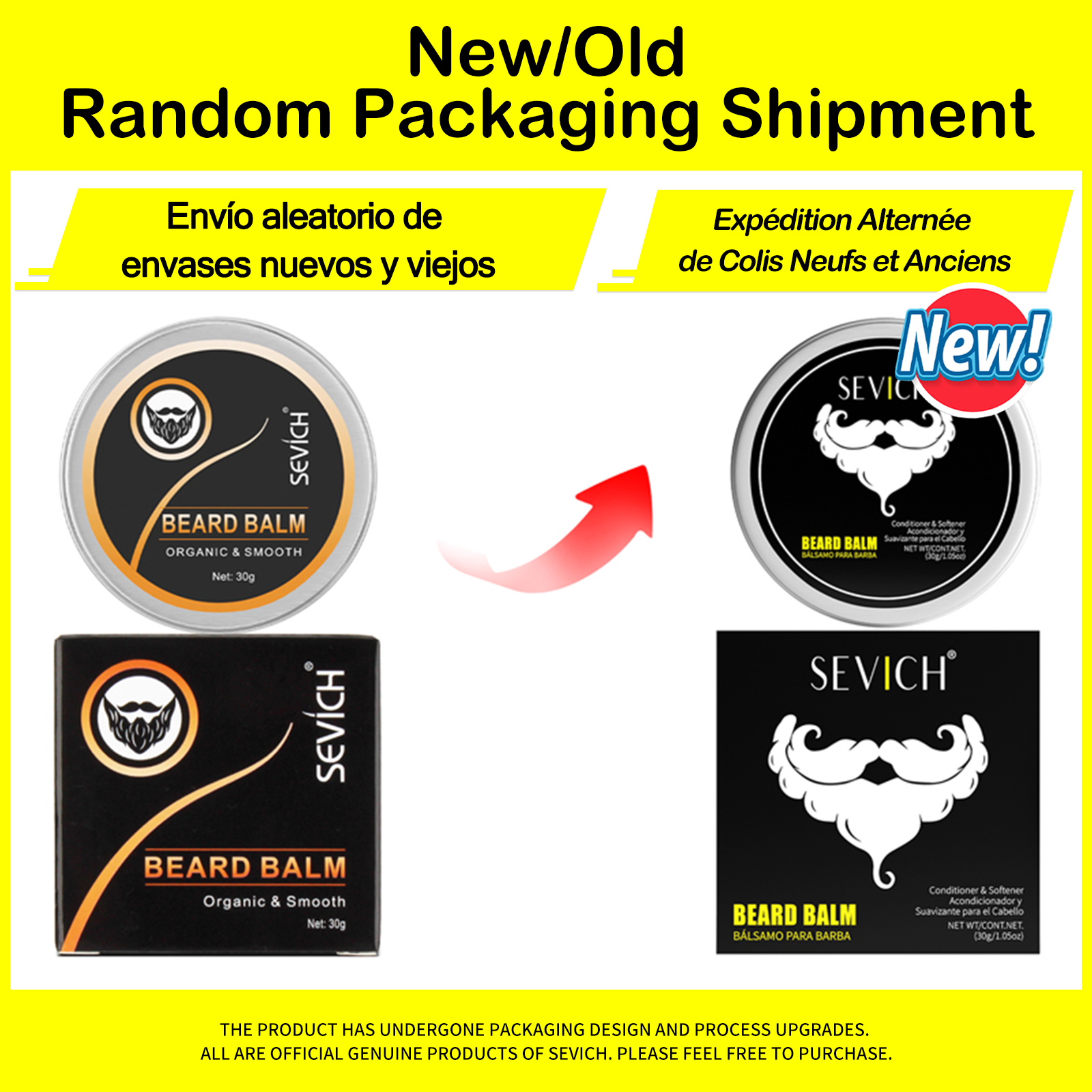 SEVICH Natural Beard Balm Wax  – обзор и цена Beard Oil Growth