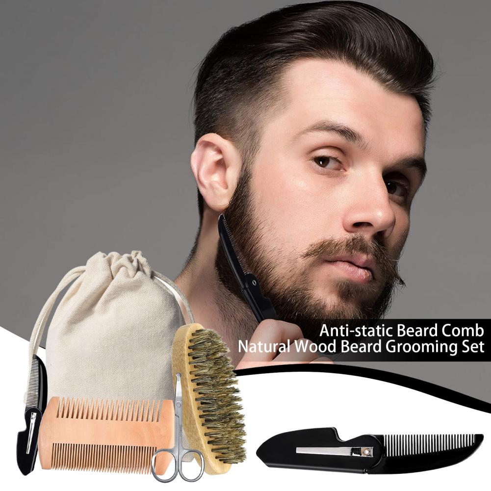 3/5Pcs Men Beard Grooming Kit  – обзор и цена Men'S Grooming Bag