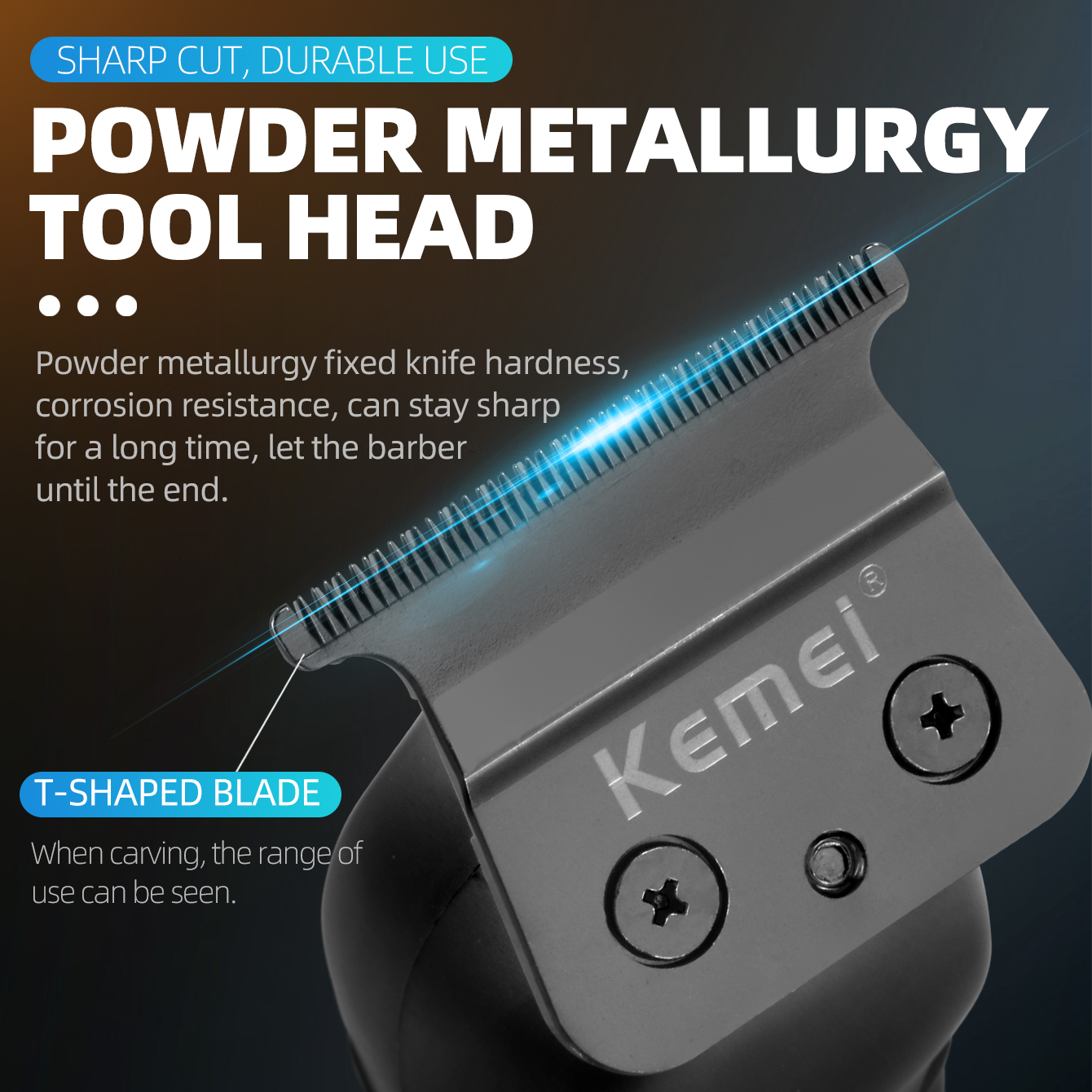Kemei KM2299 Professional Hair – обзор и цена Beard Trimmer Cordless