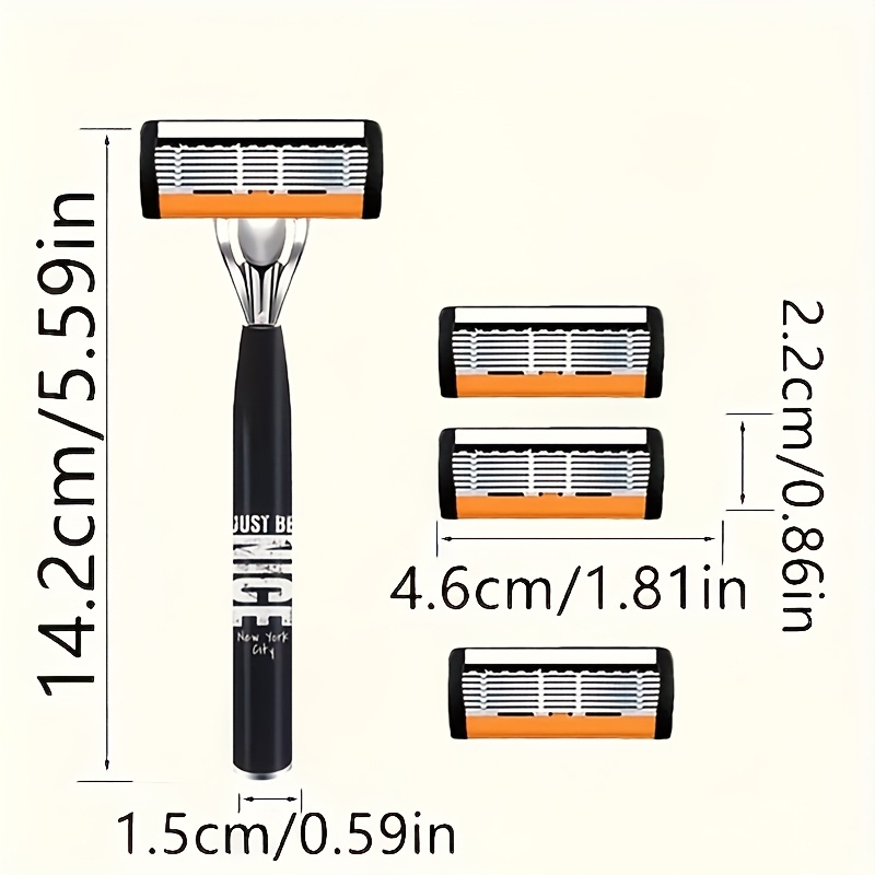 Men Stainless Steel Razor Shar – обзор и цена Men'S Grooming Blade