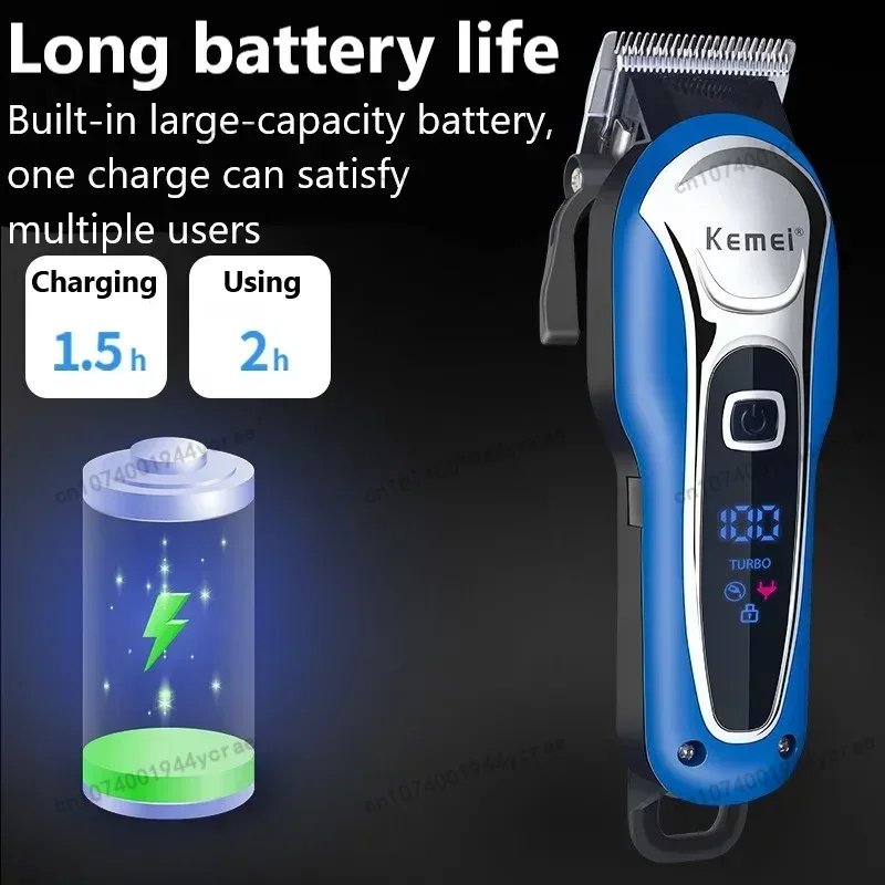 Kemei Hair Clipper Km-1995 Km- – обзор и цена Beard Trimmer Cordless