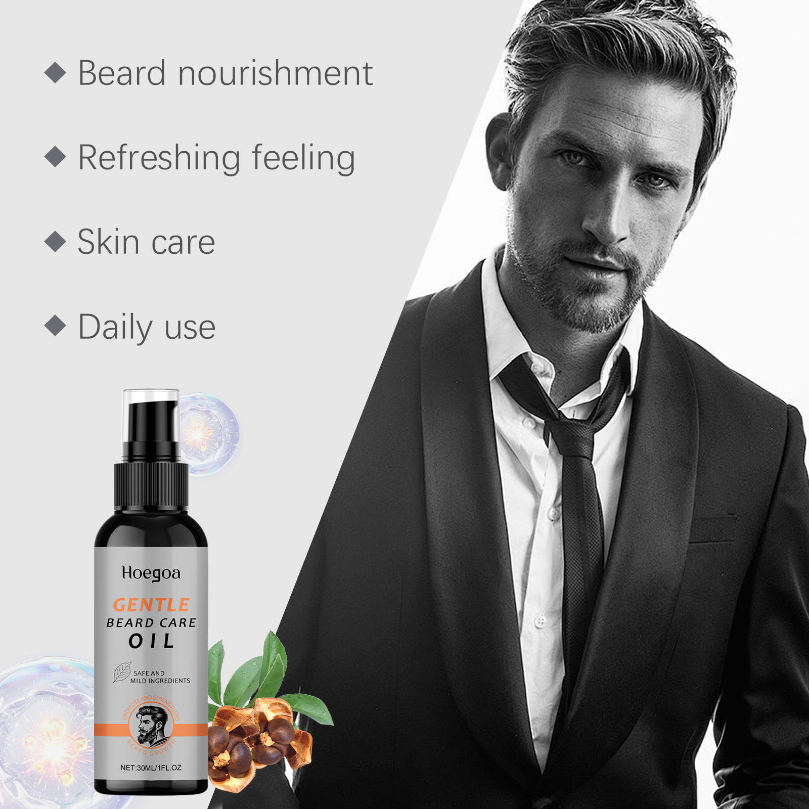 Men Beard Oil Enhance Mustache – обзор и цена Beard Oil Growth