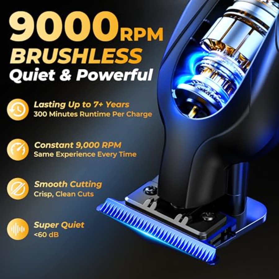 Zero Gap 9000 RPM Brushless Pr – обзор и цена Beard Trimmer Cordless
