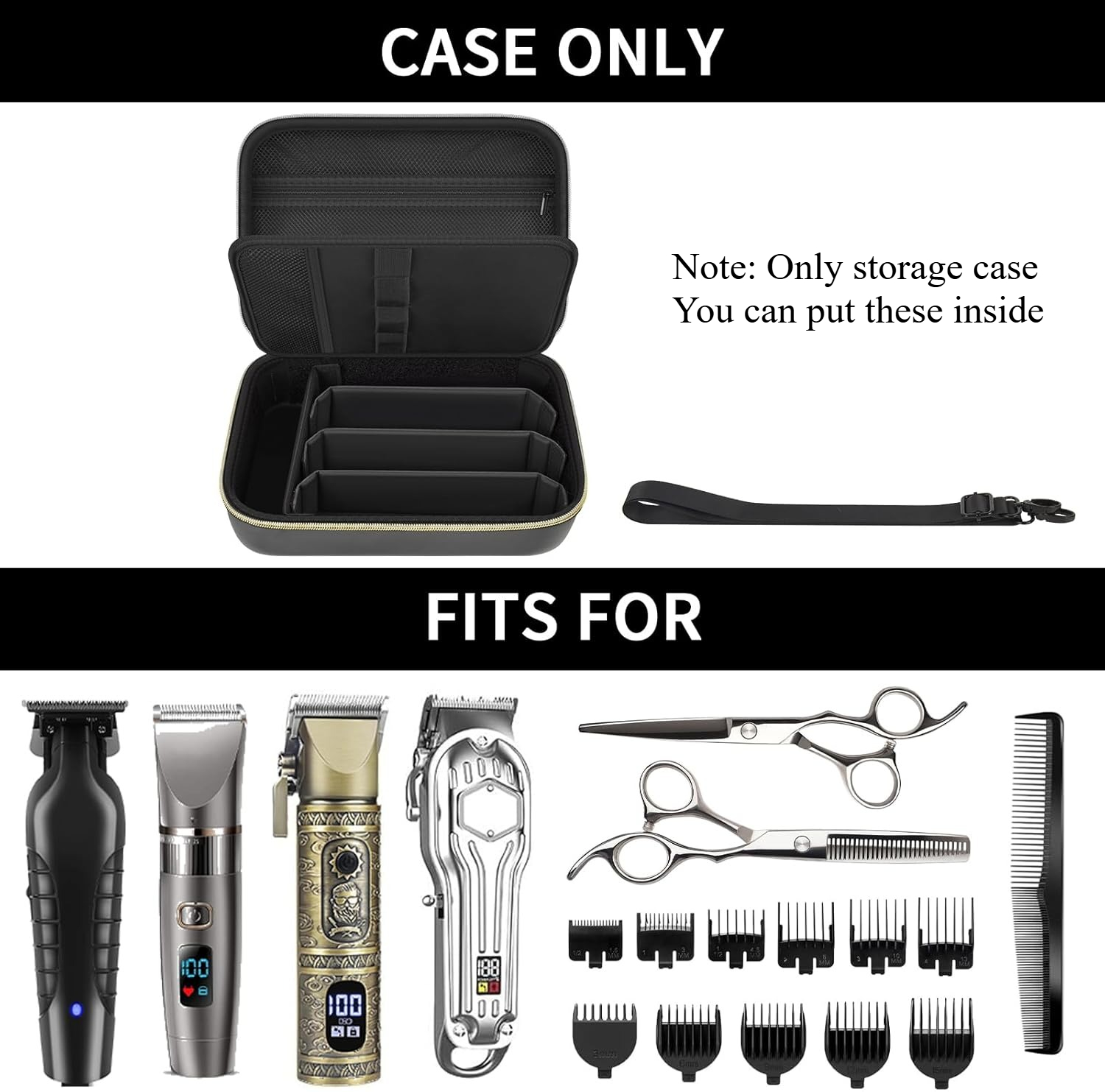 Barber Case for Hair Clippers  – обзор и цена Men'S Grooming Bag