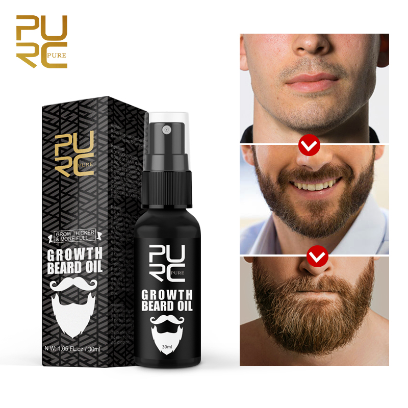 PURC Beard Growth Oil for Men  – обзор и цена Mens Grooming Treatment