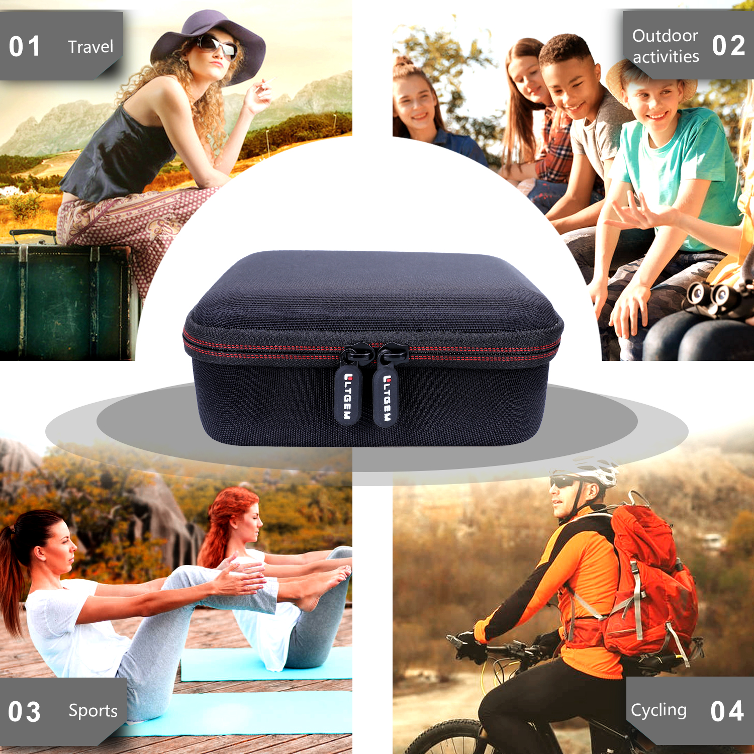 LTGEM Razor Case for Bald Men  – обзор и цена Men'S Grooming Bag
