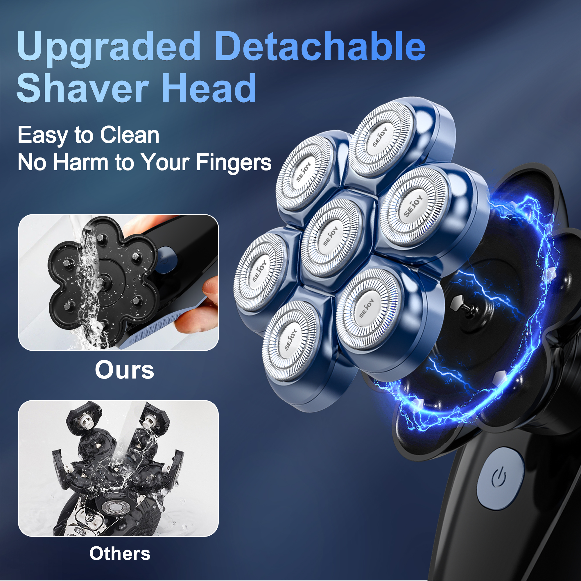 Sejoy 6-in-1 7D Head Shavers f – обзор и цена Men Grooming Full Body