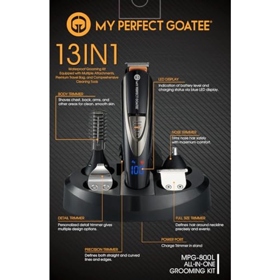 My Perfect Goatee®️ 13-in-1 Me – обзор и цена Men'S Grooming Bag