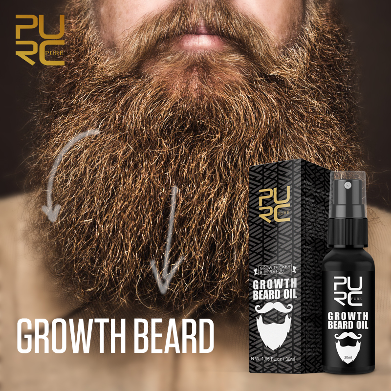 PURC Beard Growth Oil for Men  – обзор и цена Mens Grooming Treatment