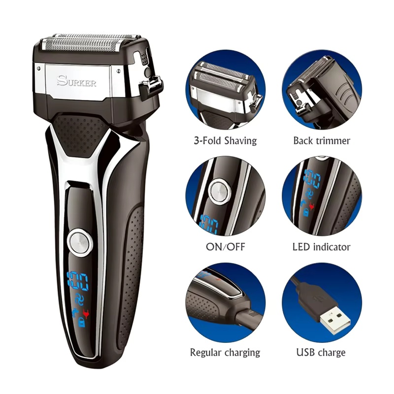 Surker Electric Shaver for Men – обзор и цена Men'S Grooming Blade
