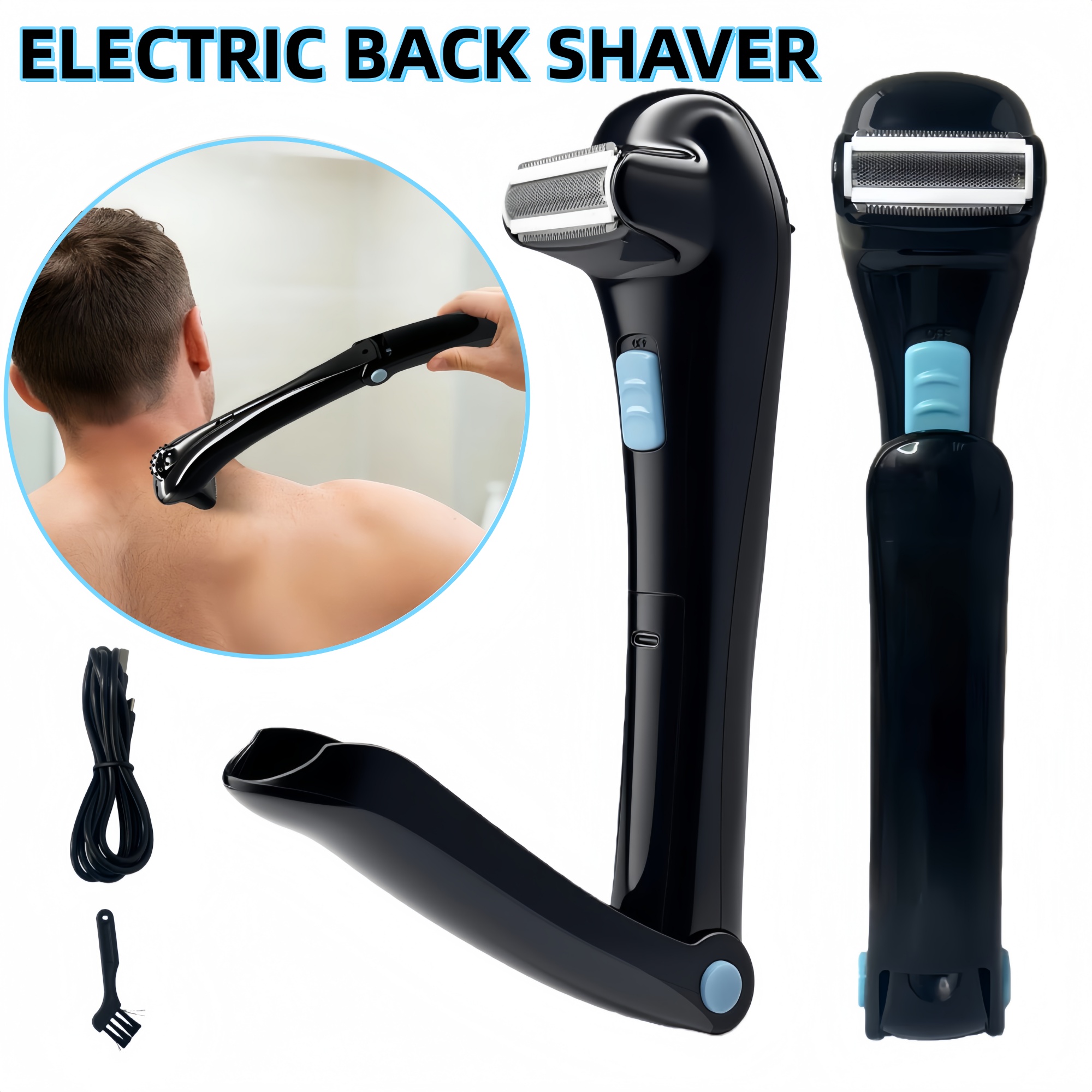 Rechargeable Electric Back Sha – обзор и цена Men'S Grooming Blade