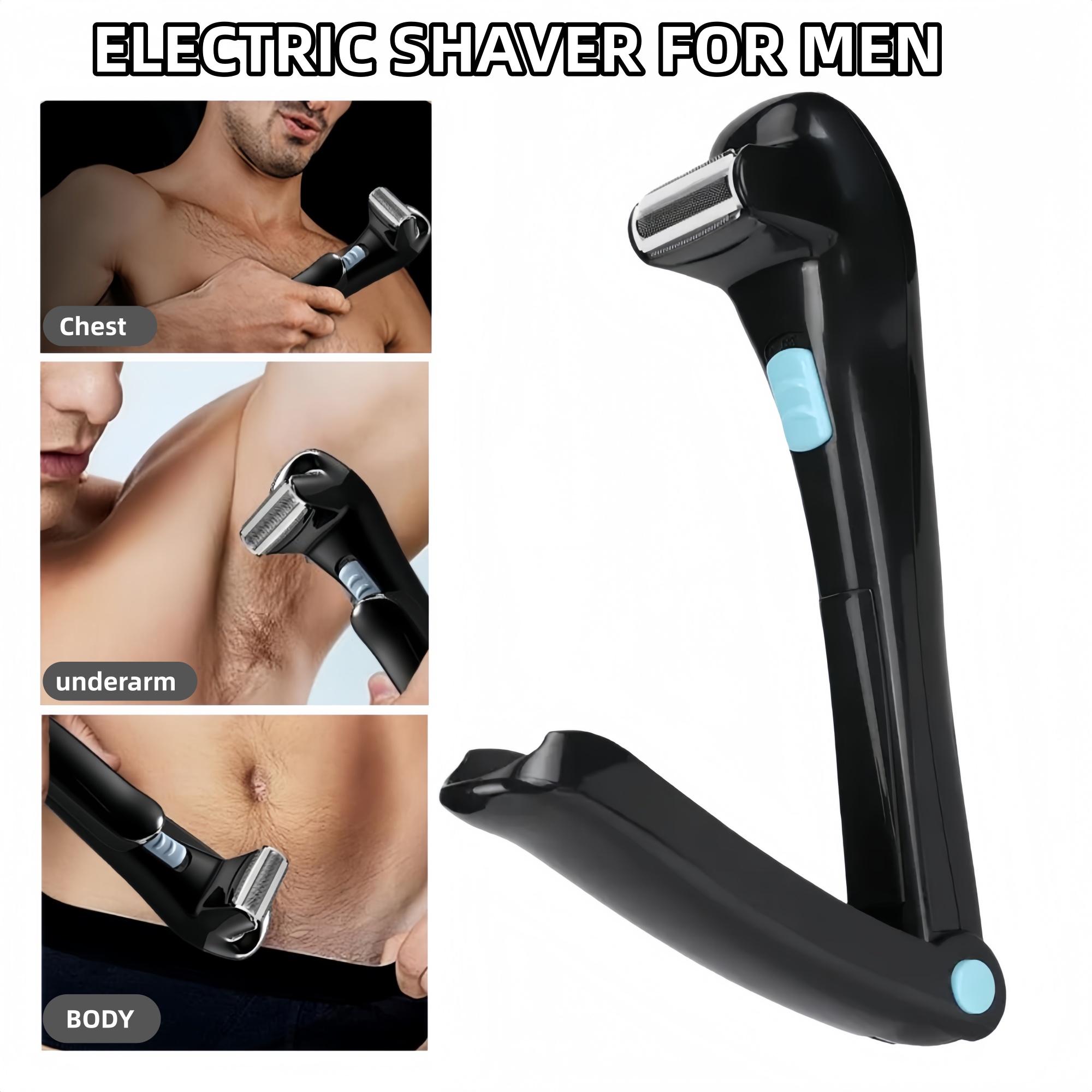 Rechargeable Electric Back Sha – обзор и цена Men'S Grooming Blade