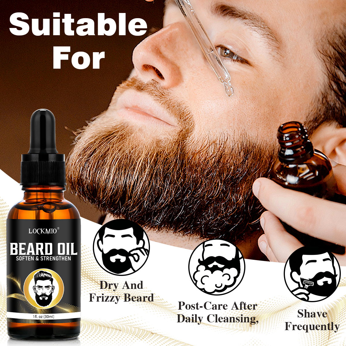 Valentine's Day Men's Beard Ca – обзор и цена Beard Oil Growth