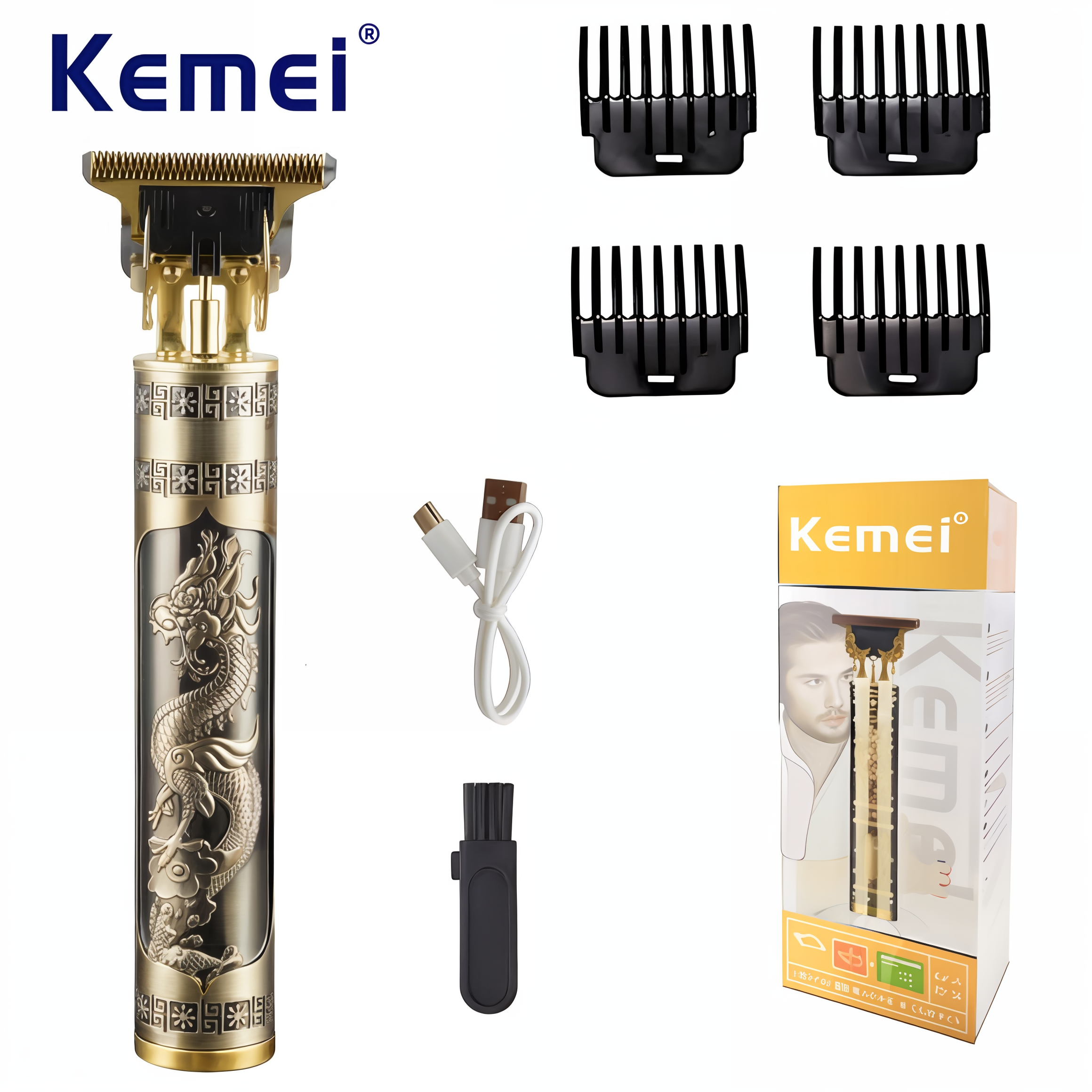 Kemei KM-T9 professional elect – обзор и цена Beard Trimmer Cordless